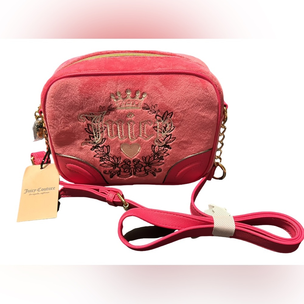 Juicy Couture Pink Flash Heritage Crossbody